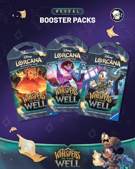 Disney Lorcana - Set 10 - Whispers in the Well - Sleeved Booster Pack