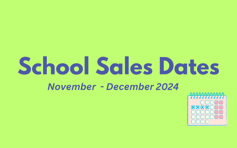 School Sales Dates 2024