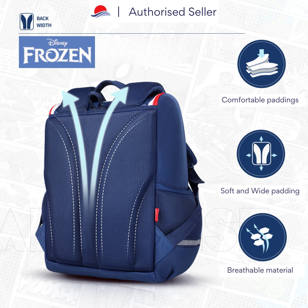 Frozen Ergonomic Blue Backpack