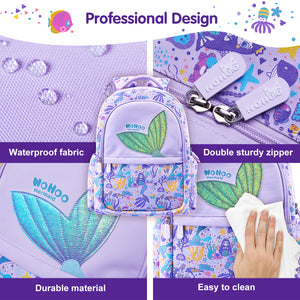Pattern Print Primary School backpack