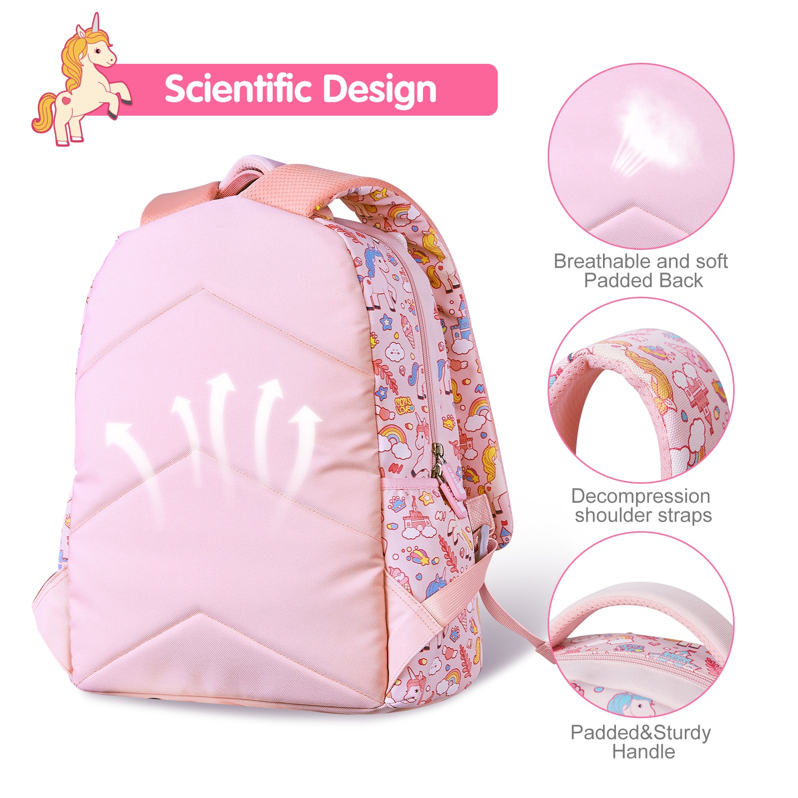 Pattern Print Primary School backpack