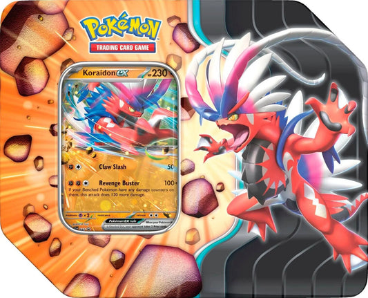 Pokemon TCG: Slashing Legends EX Tin 5 Packs