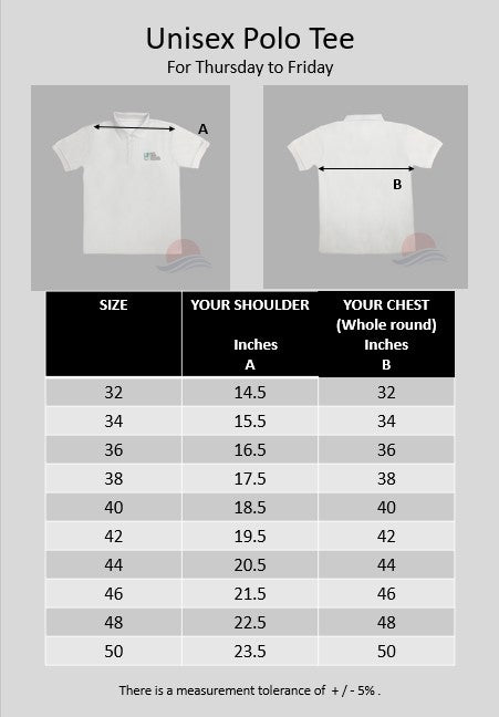 NUS High School UNISEX White Polo T-Shirt