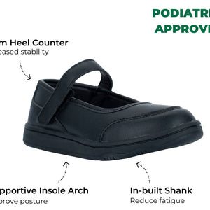 Mary Jane Recycled Leather Kids School Shoes