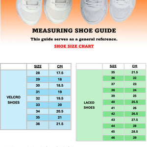 SPIKE White Kids School Shoes - Velcro