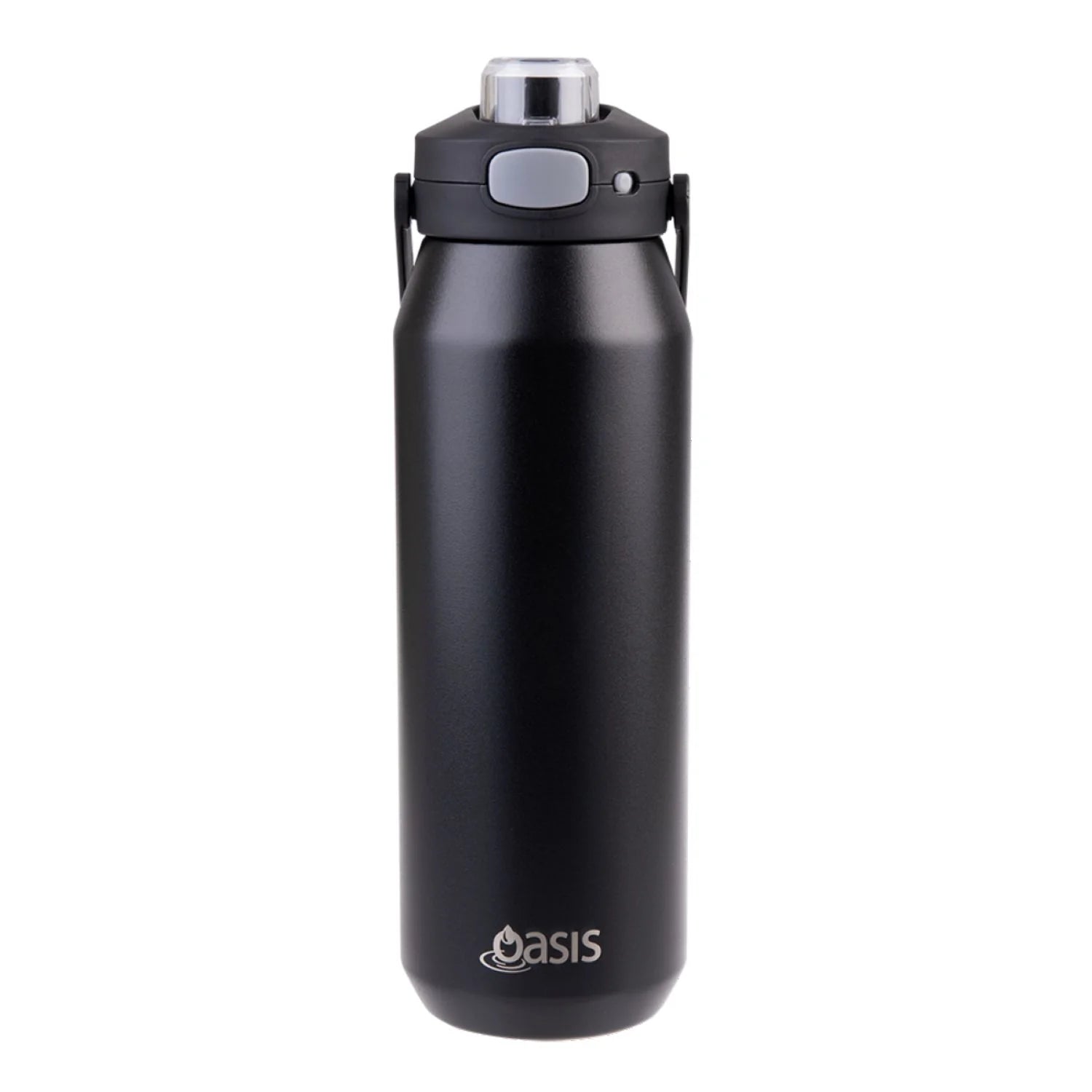 Oasis Ceramic Stainless Steel Triple Wall Capri Quick Release Drink Bottle 1L