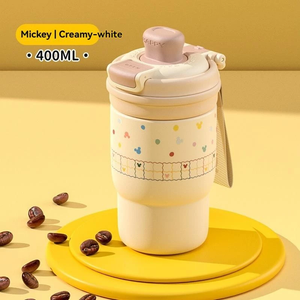Thermal Insulated Cup w Straw (LOTSO/Stitch/Mickey)