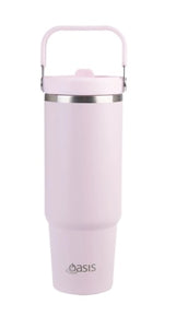 Oasis Stainless Steel Insulated Voyager Carry Tumbler With Sipper Straw 900ML / 32oz